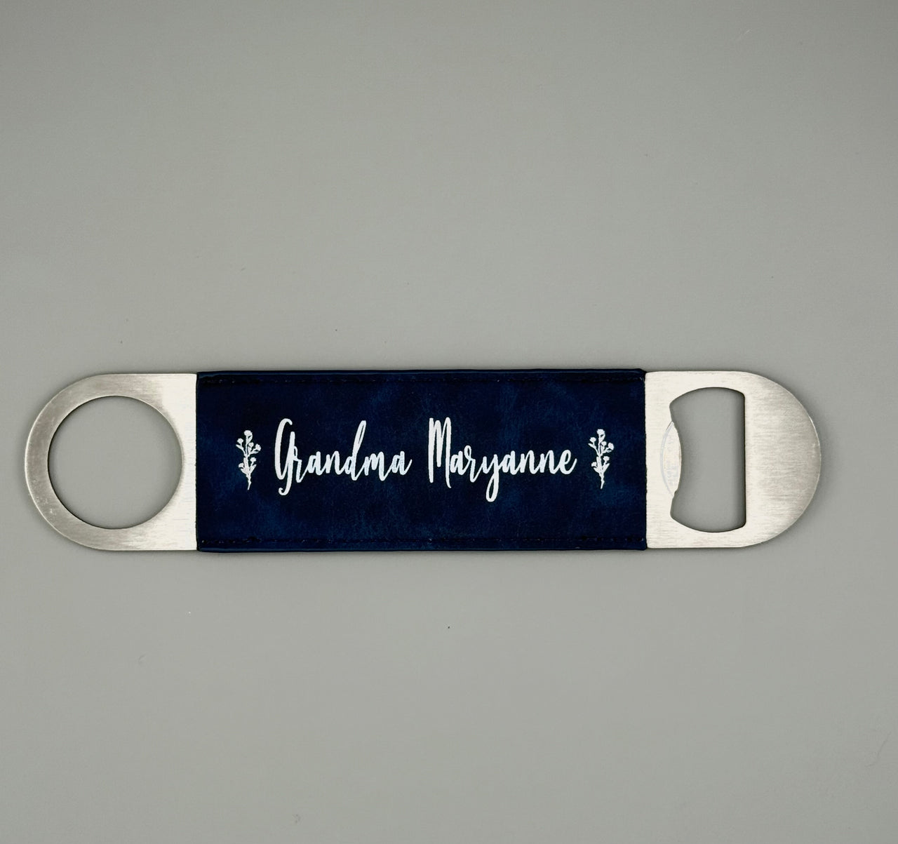 PopMaster Pro – Personalized Heavy-Duty Leather Bottle Opener