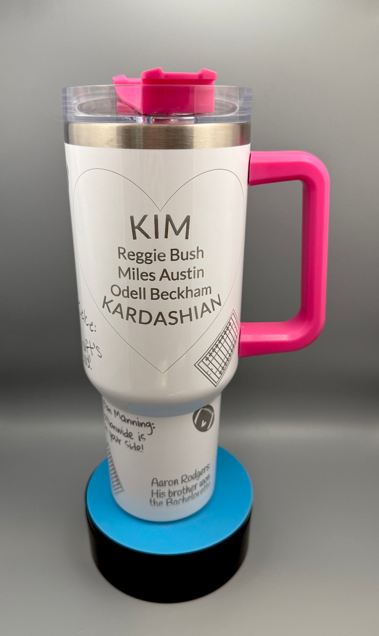 I Know About Football (Girl Edition) - 40oz Tumbler
