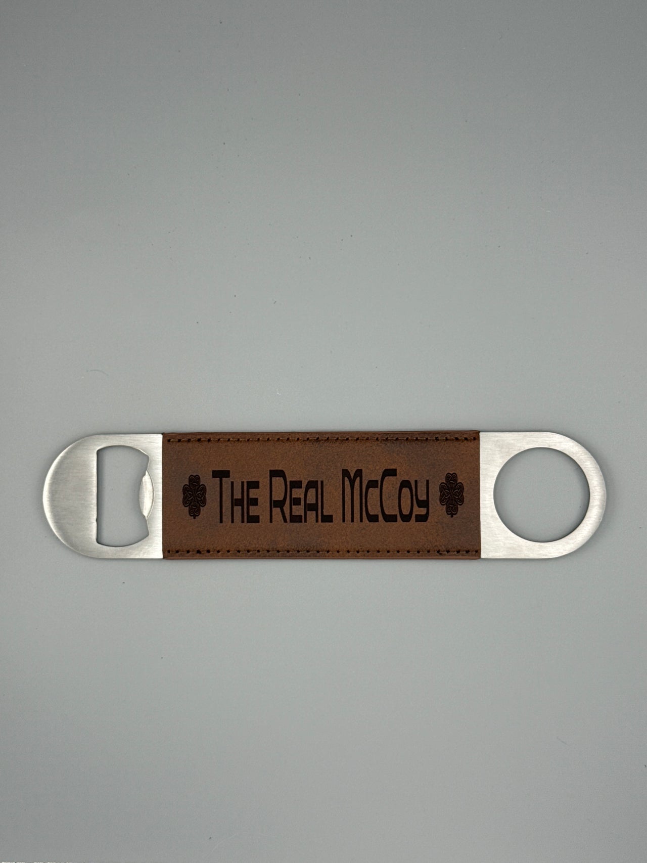 PopMaster Pro – Personalized Heavy-Duty Leather Bottle Opener