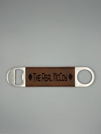PopMaster Pro – Personalized Heavy-Duty Leather Bottle Opener