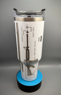 Anatomy of a Pew-Pew Tumbler (40 oz)