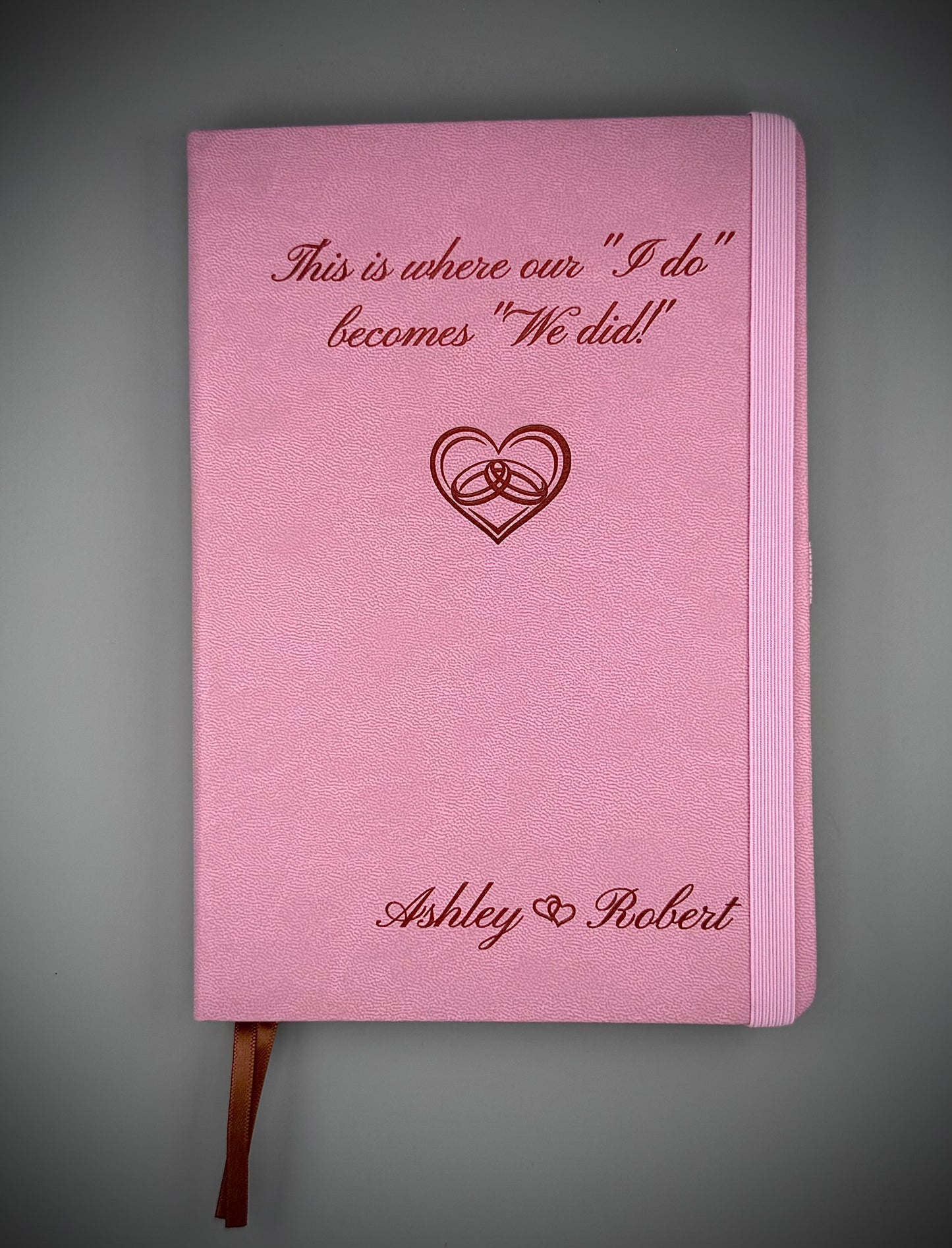 Nothing but Possibilities – Blank Paged Personalized Leather Notebook