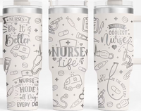 Nurse Life - 40 oz Tumbler