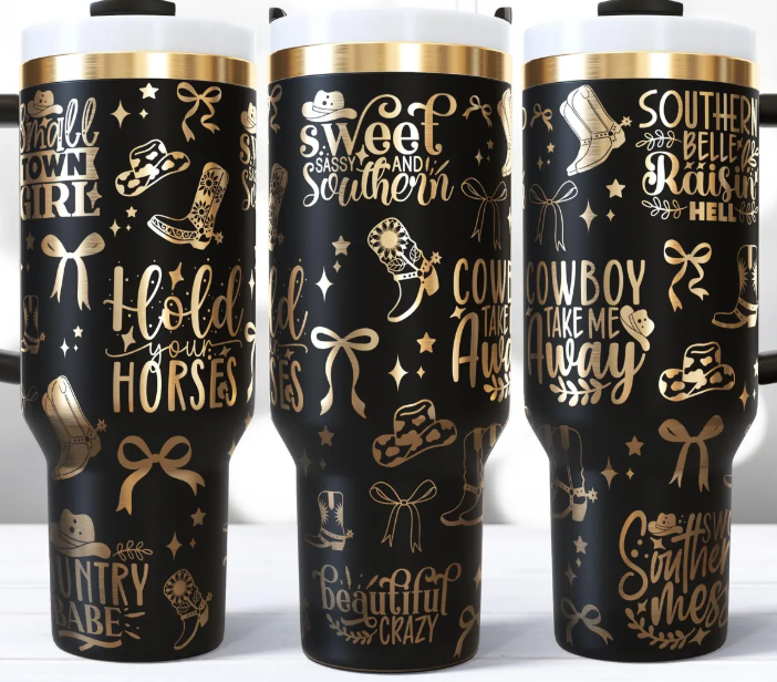 Sweet, Sassy, and Southern - 40oz Tumbler