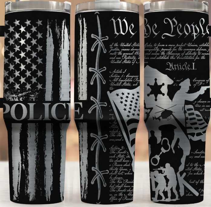 Constitutional Police - 40 oz Tumbler