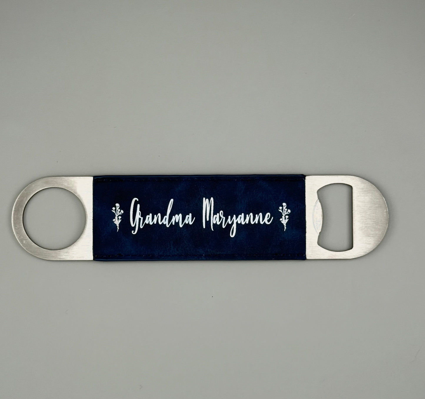 PopMaster Pro – Personalized Heavy-Duty Leather Bottle Opener