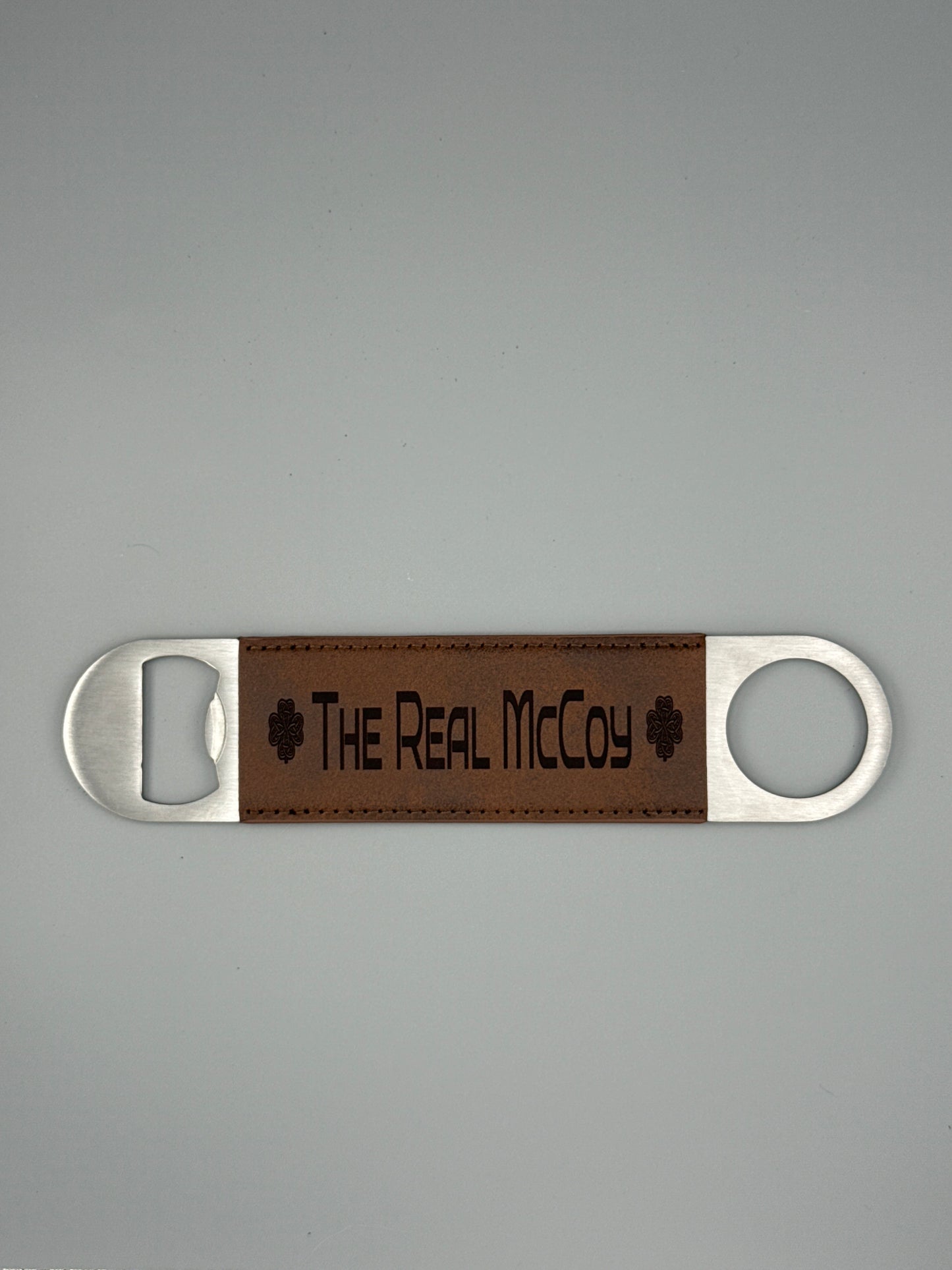 PopMaster Pro – Personalized Heavy-Duty Leather Bottle Opener