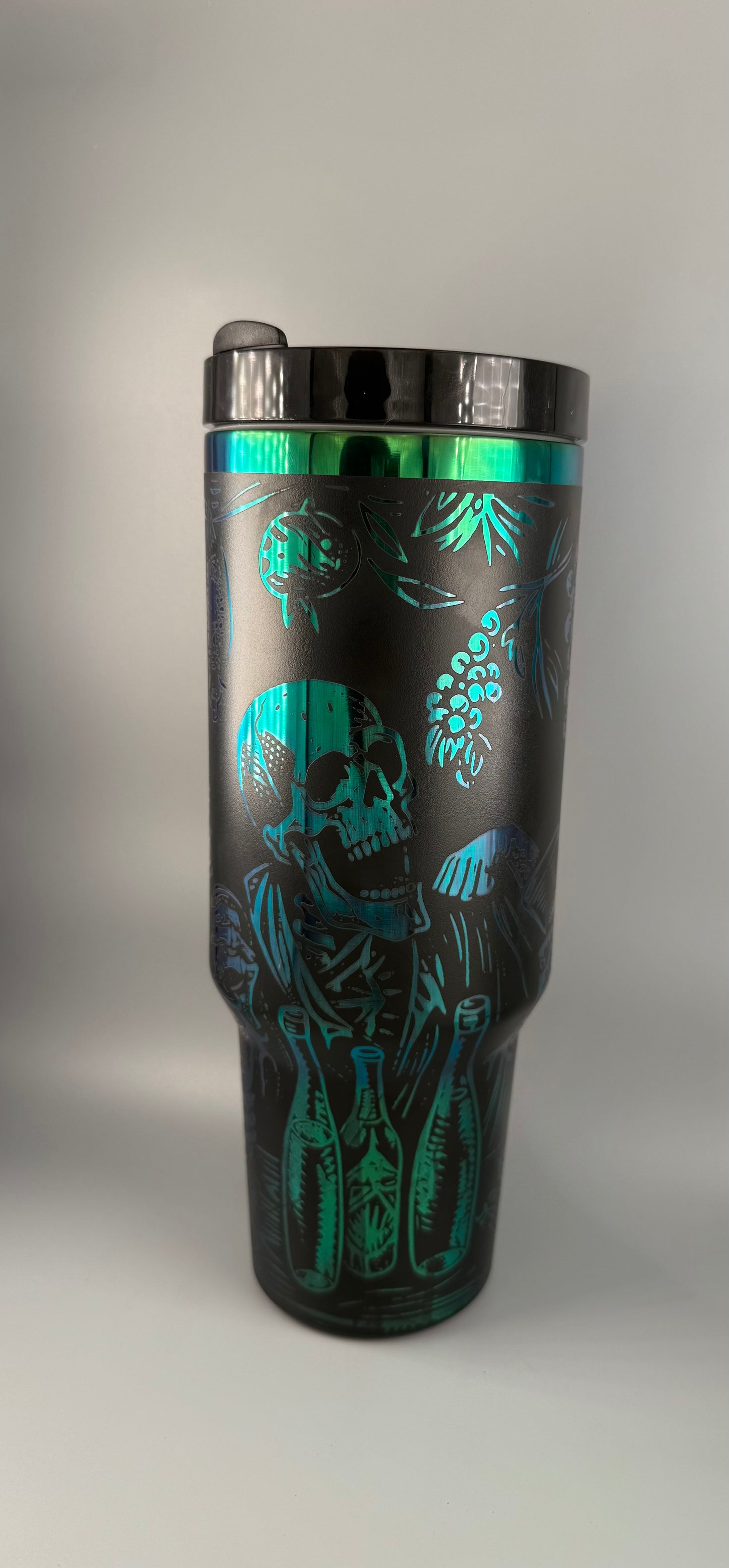 Tipsy Skeleton Tumbler – 40 oz Halloween Edition