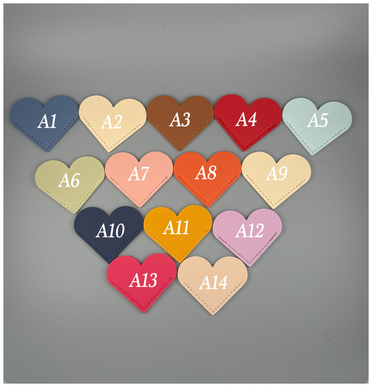 PageHeart – Personalized Leather Corner Bookmark (14 Colors)