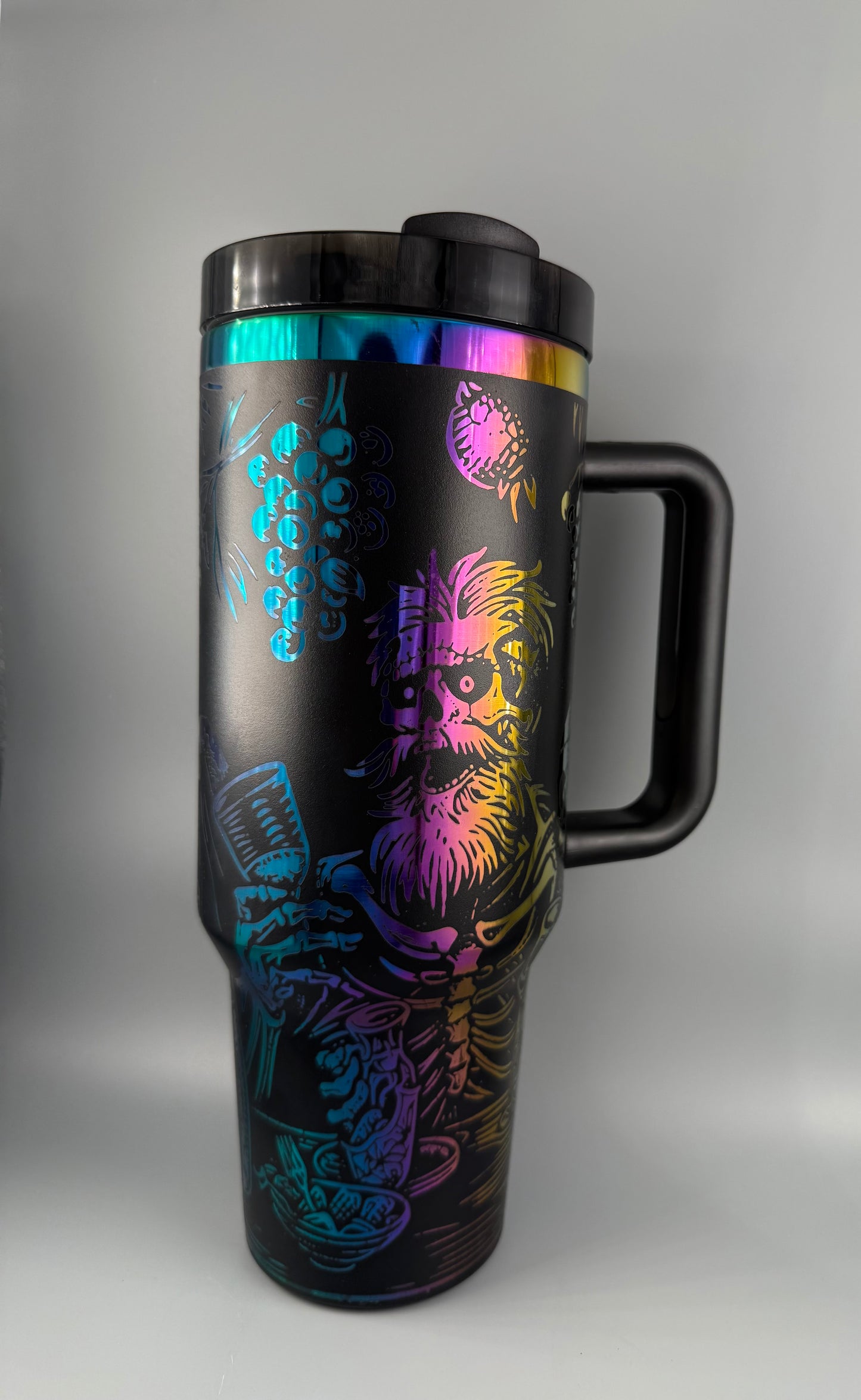 Tipsy Skeleton Tumbler – 40 oz Halloween Edition