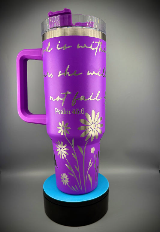 Throne of Grace - 40 oz Psalm 45:6 Tumbler