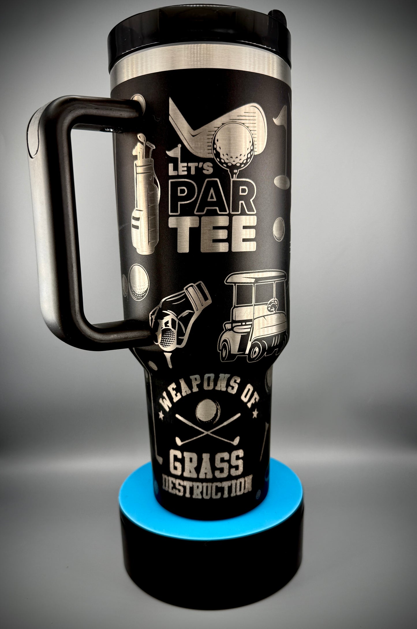 Funny Golf 40 oz Tumbler – Laser Engraved with Custom Finishes