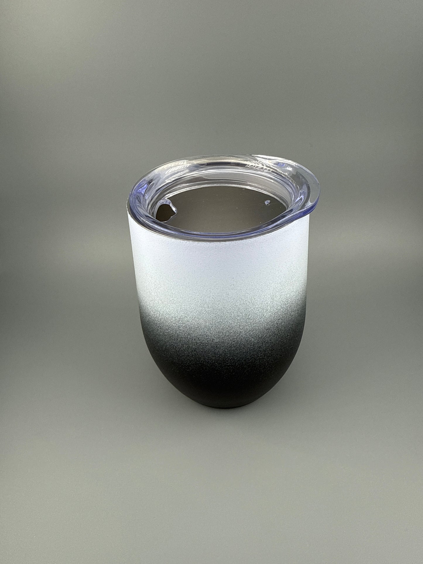 Ombre Wine Tumblers – Black & White Edition