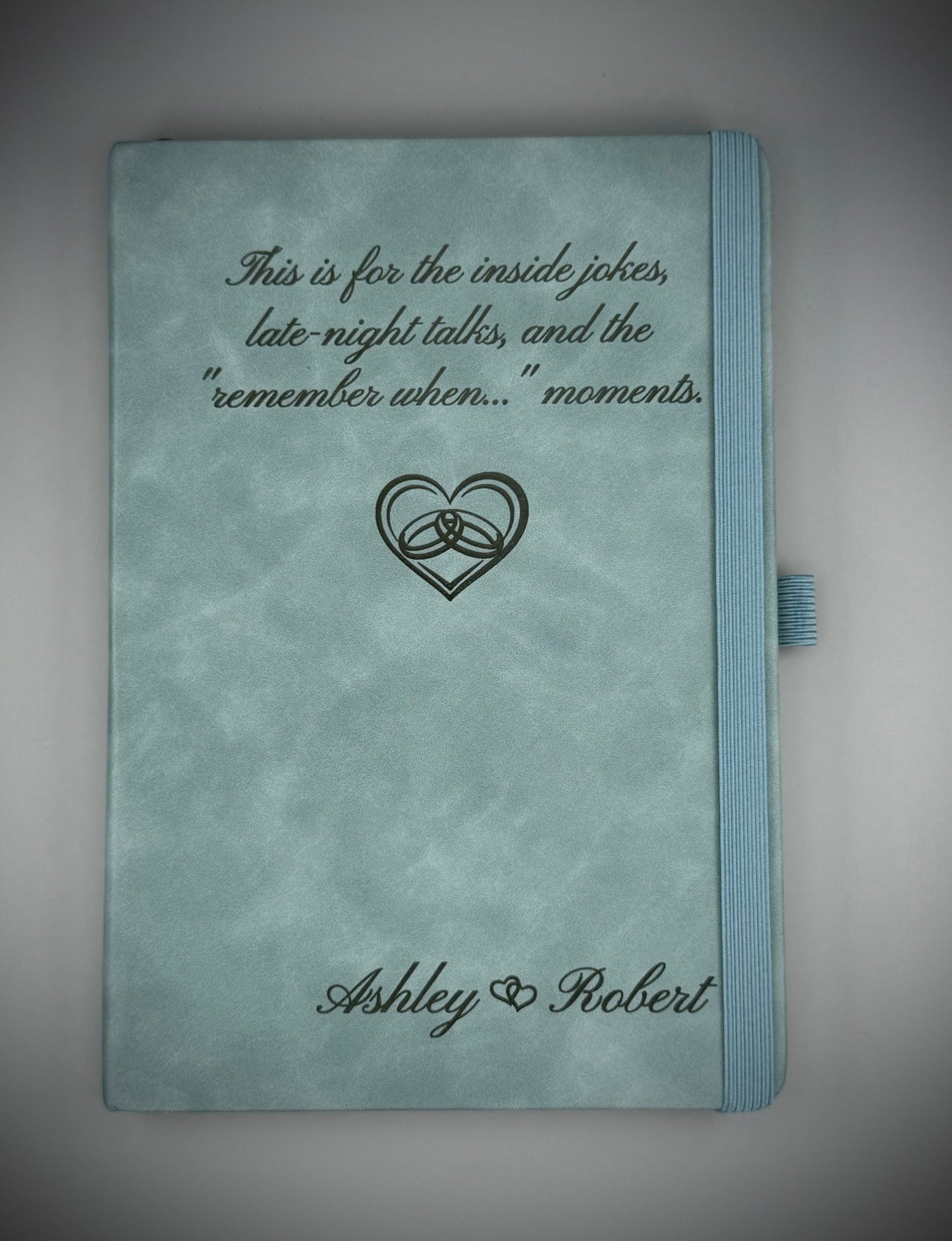 Nothing but Possibilities – Blank Paged Personalized Leather Notebook