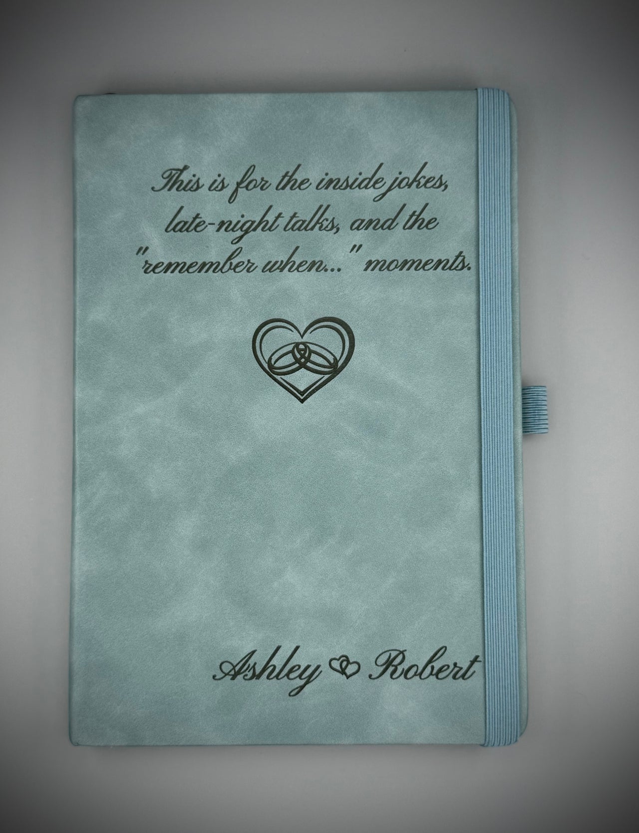 Nothing but Possibilities – Blank Paged Personalized Leather Notebook