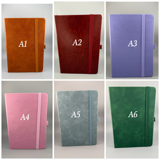 Nothing but Possibilities – Blank Paged Personalized Leather Notebook