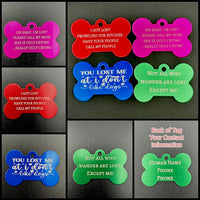 Dog Tags with Personality – Custom Engraved in 15 Colors & Shapes