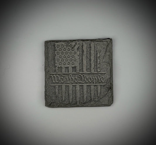 We The People - Slate Coaster - Square