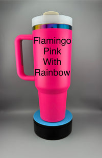 Roses with Name - 40 oz Tumbler