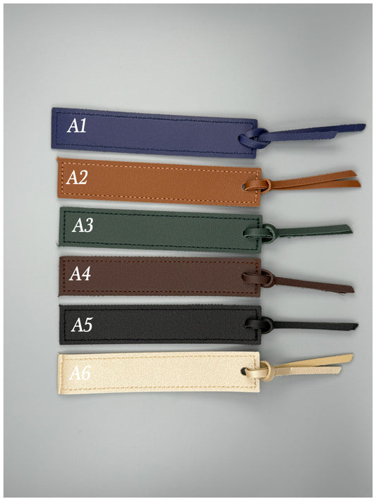 Marked for Greatness – Personalized Long Leather Bookmark (6 Colors)