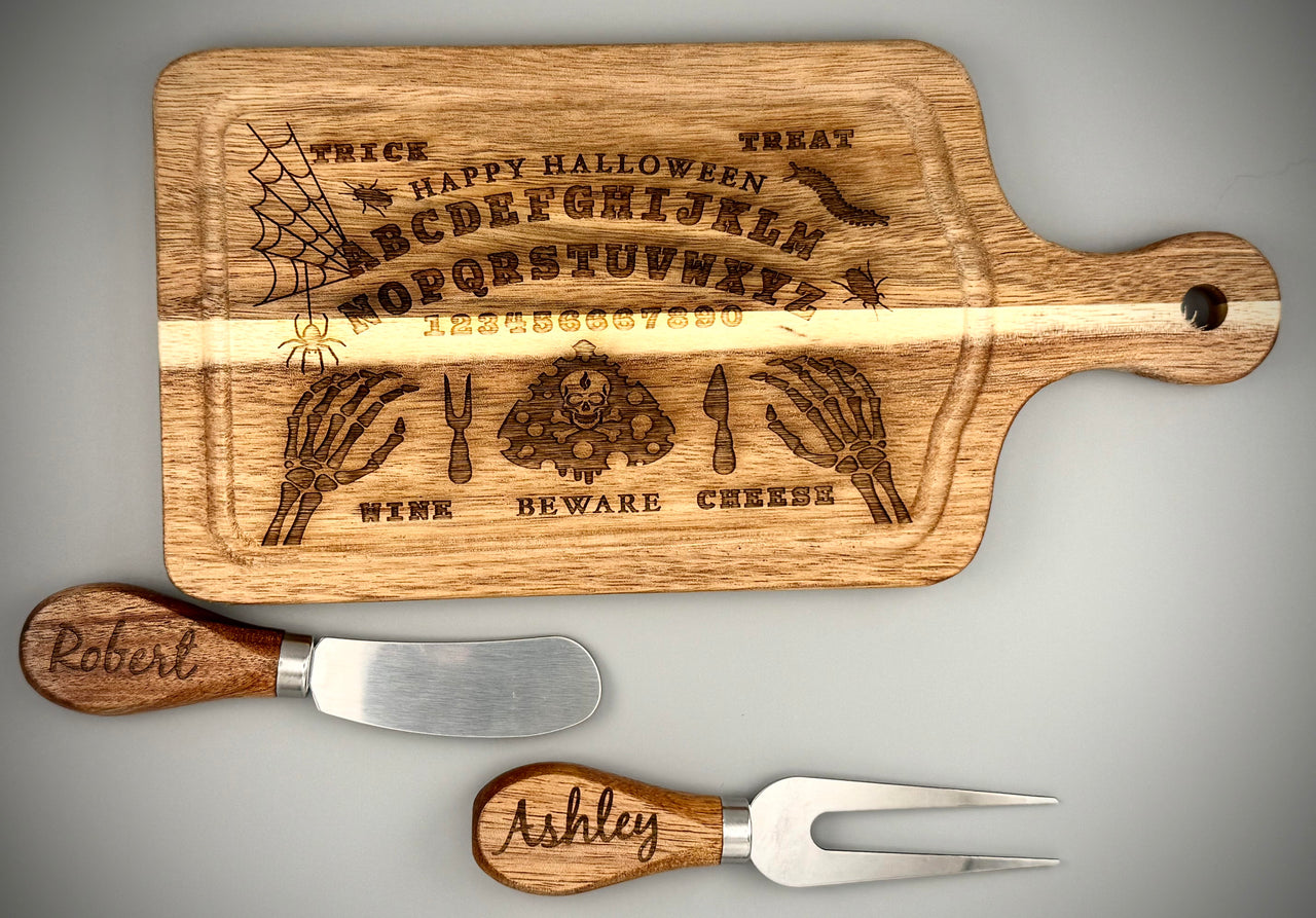 Board & Bite – Classic Wooden Cheese Set