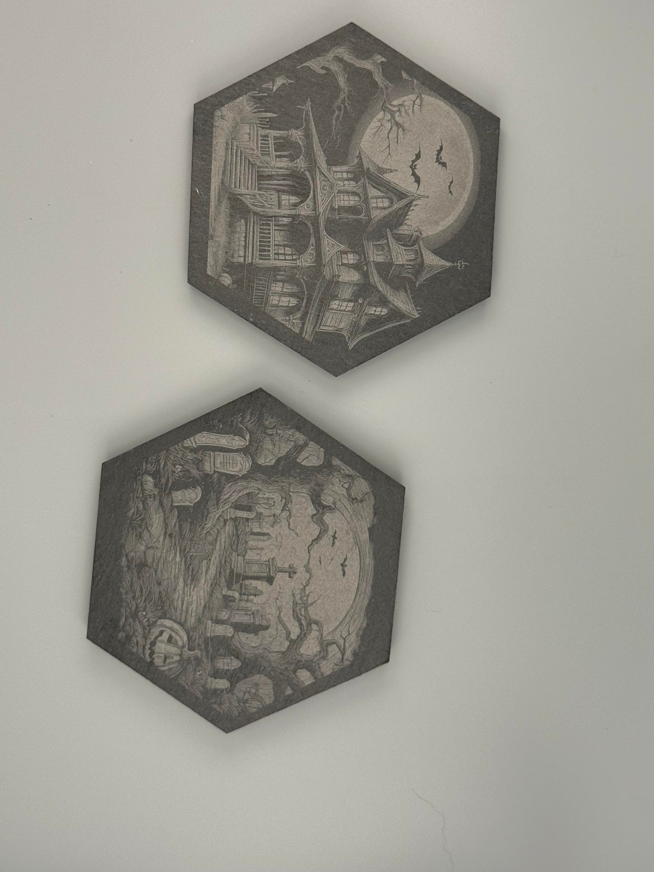 Forever in Stone – Custom Photo Slate Coaster