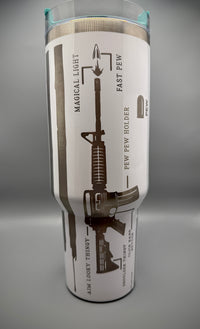 Anatomy of a Pew-Pew Tumbler (40 oz)