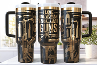 One Woman, Several Guns - 40 oz Tumbler