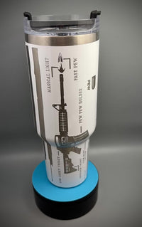 Anatomy of a Pew-Pew Tumbler (40 oz)